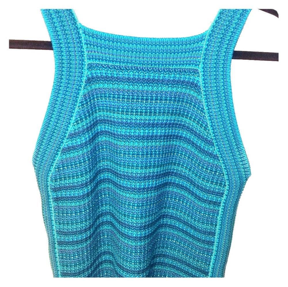 ANN TAYLOR LOFT Short Sleeve Turquoise Sweater
